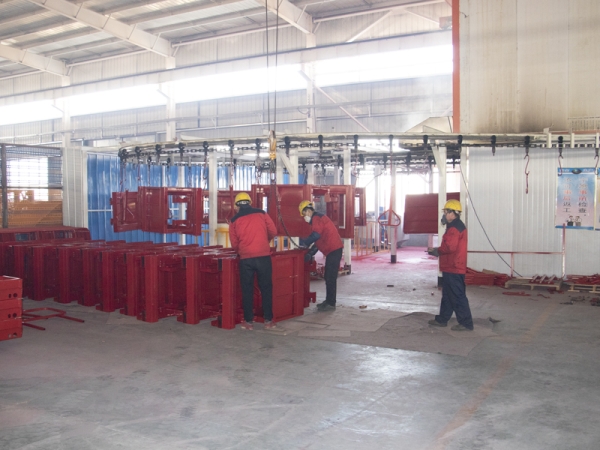 升降機(jī)生產(chǎn)車間