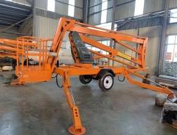 折臂式兩輪拖車升降機(jī)